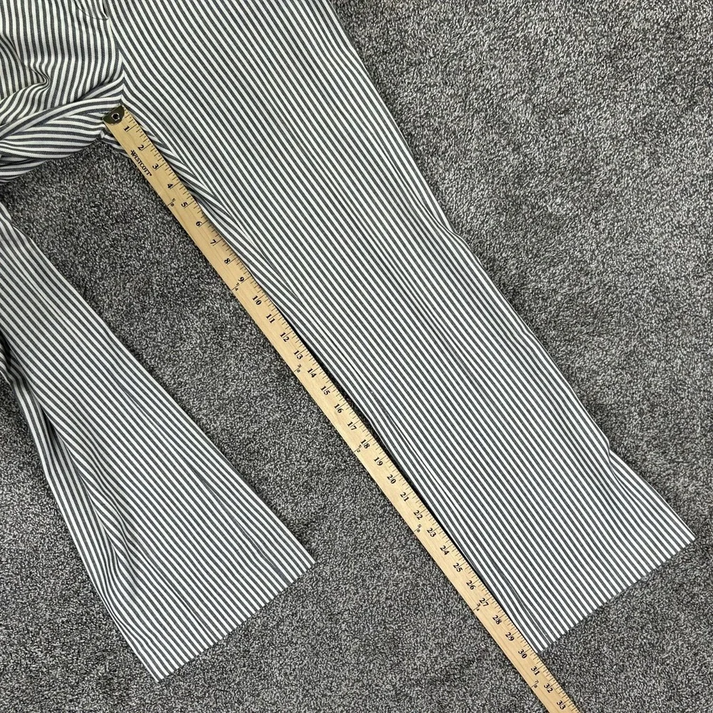 Tory Burch Striped Wide Leg Dress Pant Professional Trouser Womens 8 Casual Work